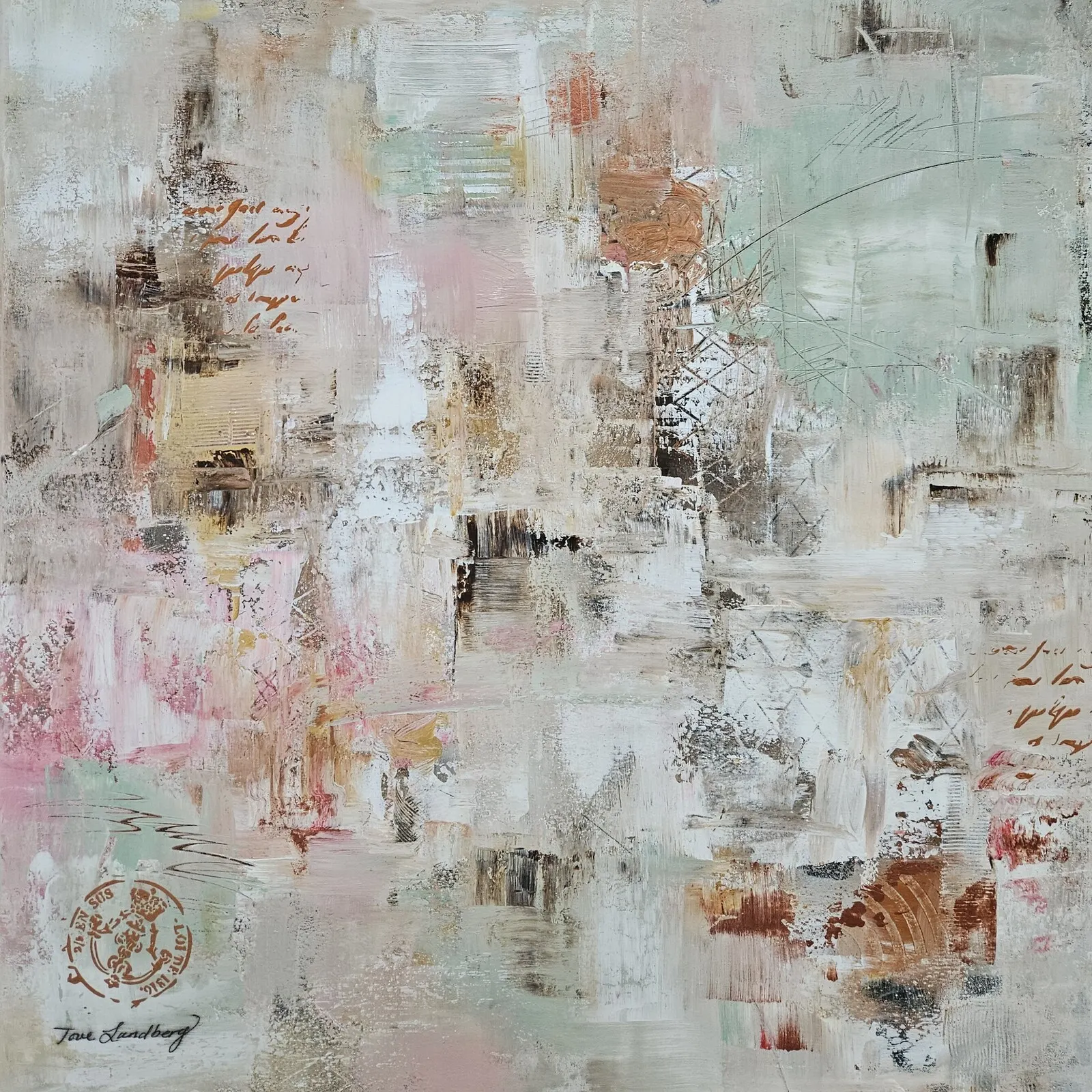 Akrylmålning Peace av Tove Landberg