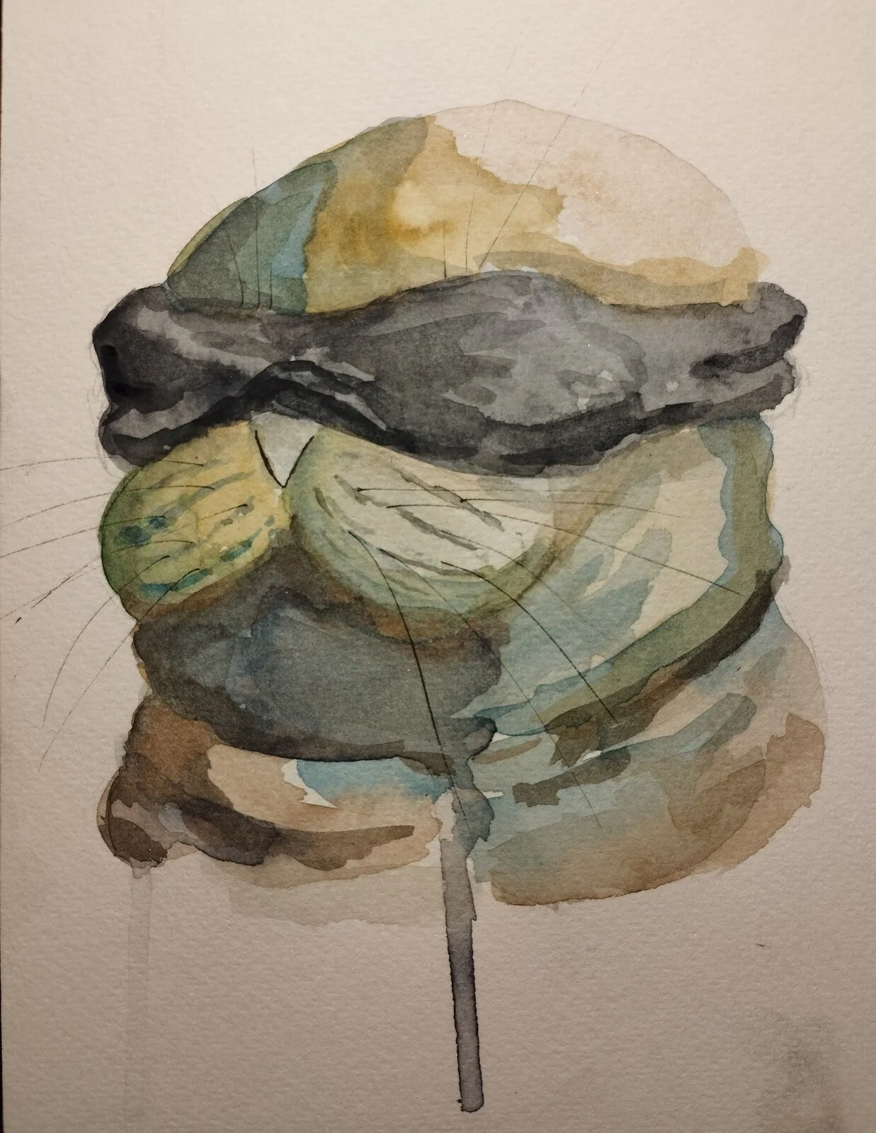 Akvarell Framtid av Ekaterina Östberg