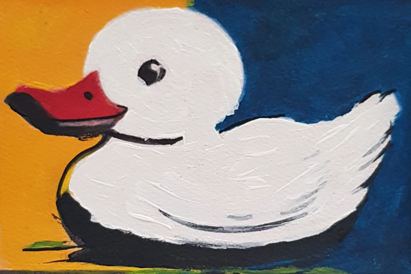 Akrylmålning Duckling av Jonas Pehrsson