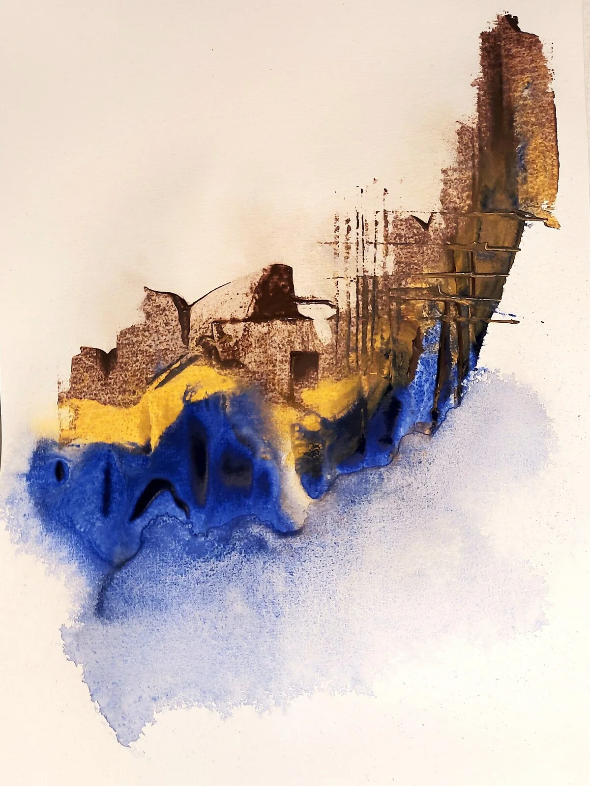 Akvarell av Anders Wikström