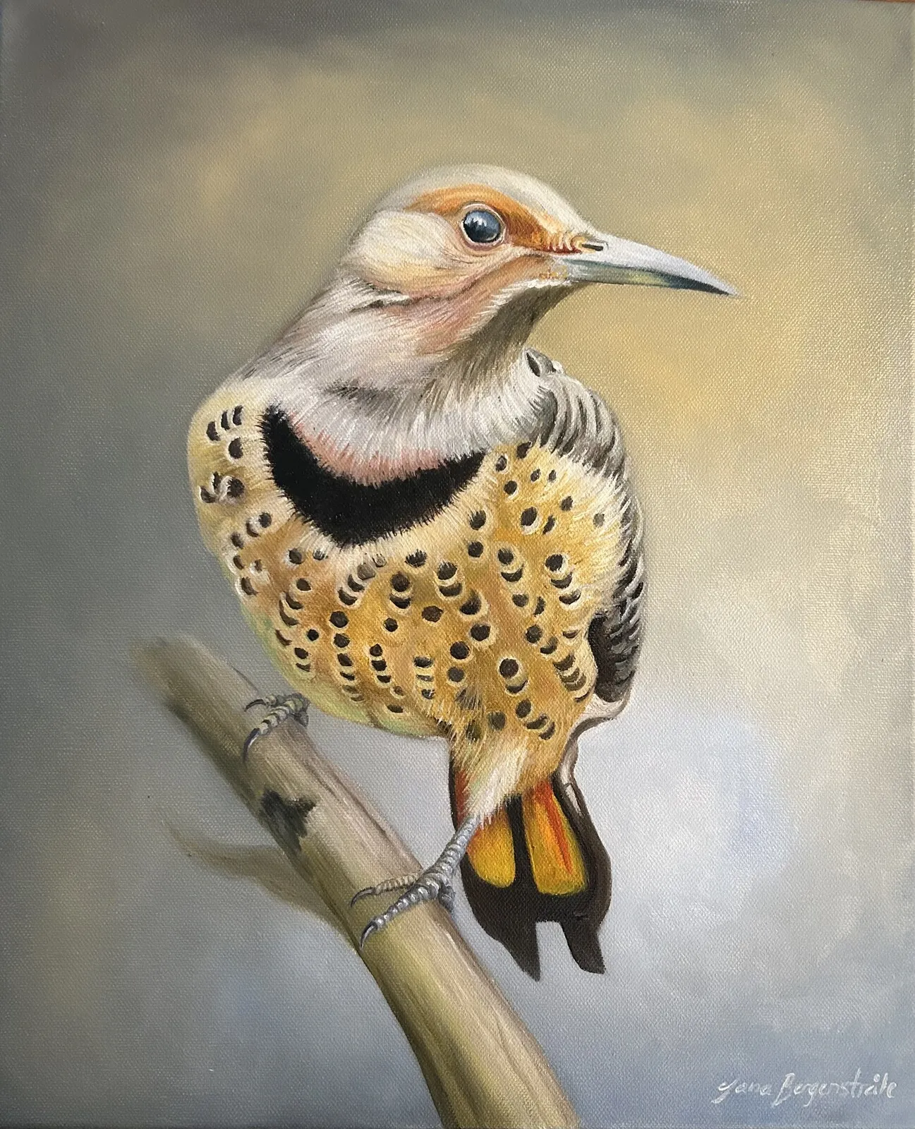 Oljemålning av Jana Bergenstråle