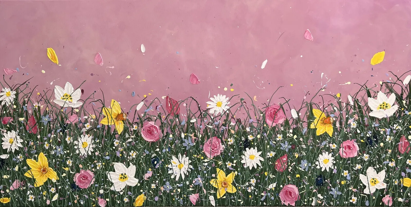 Akrylmålning The small things in life av Veronica Fuchs