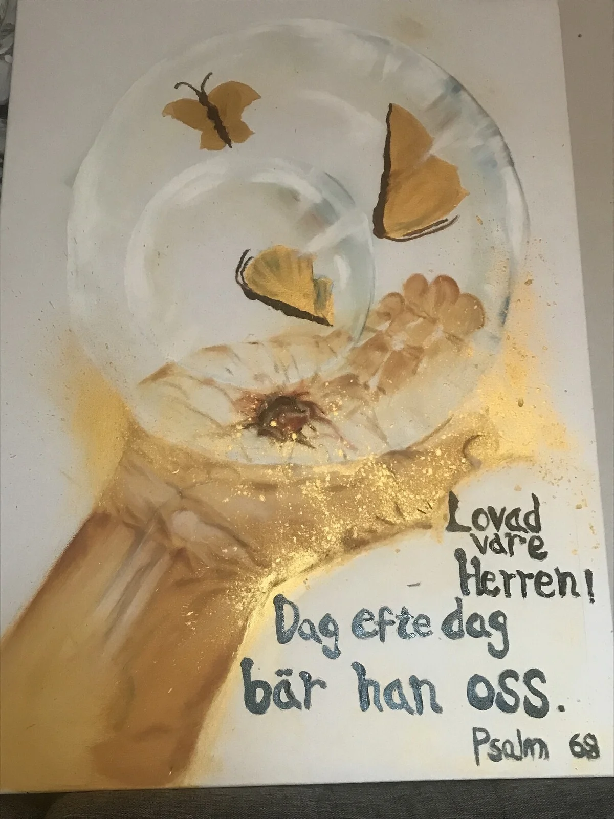 Oljemålning Gud är god mot oss av Kyungha.choi Choi