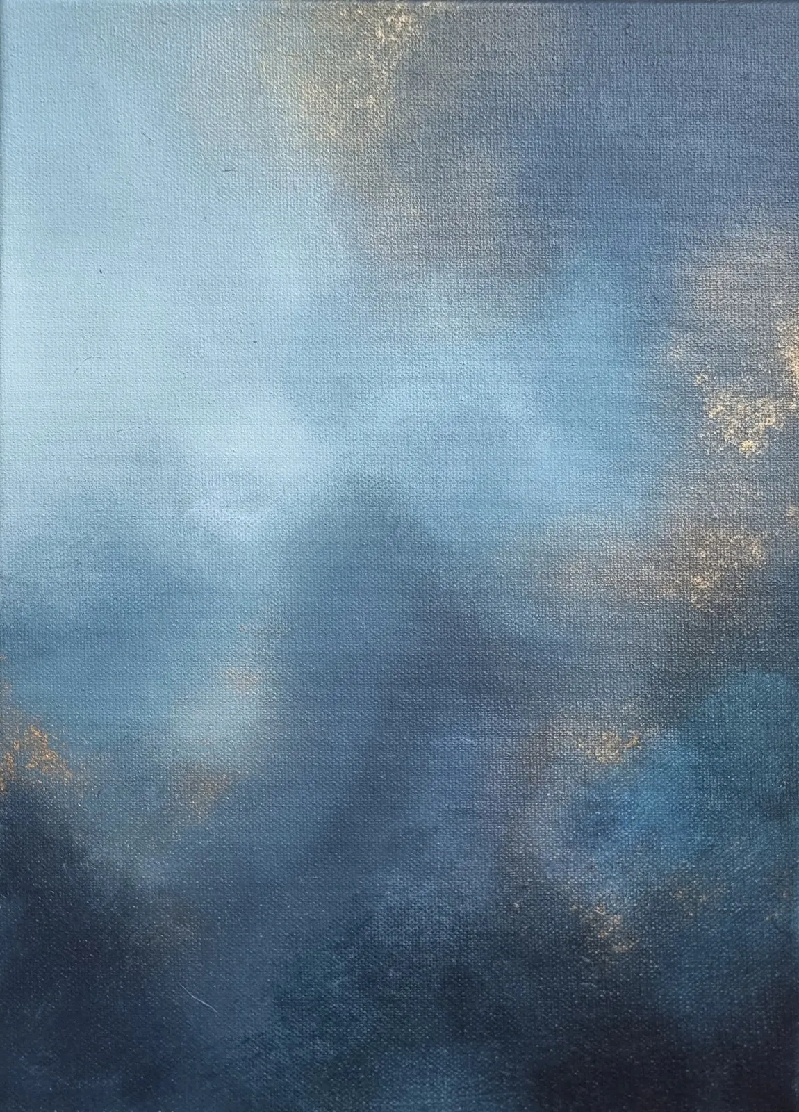 Akrylmålning En skymning av Alexandra JS