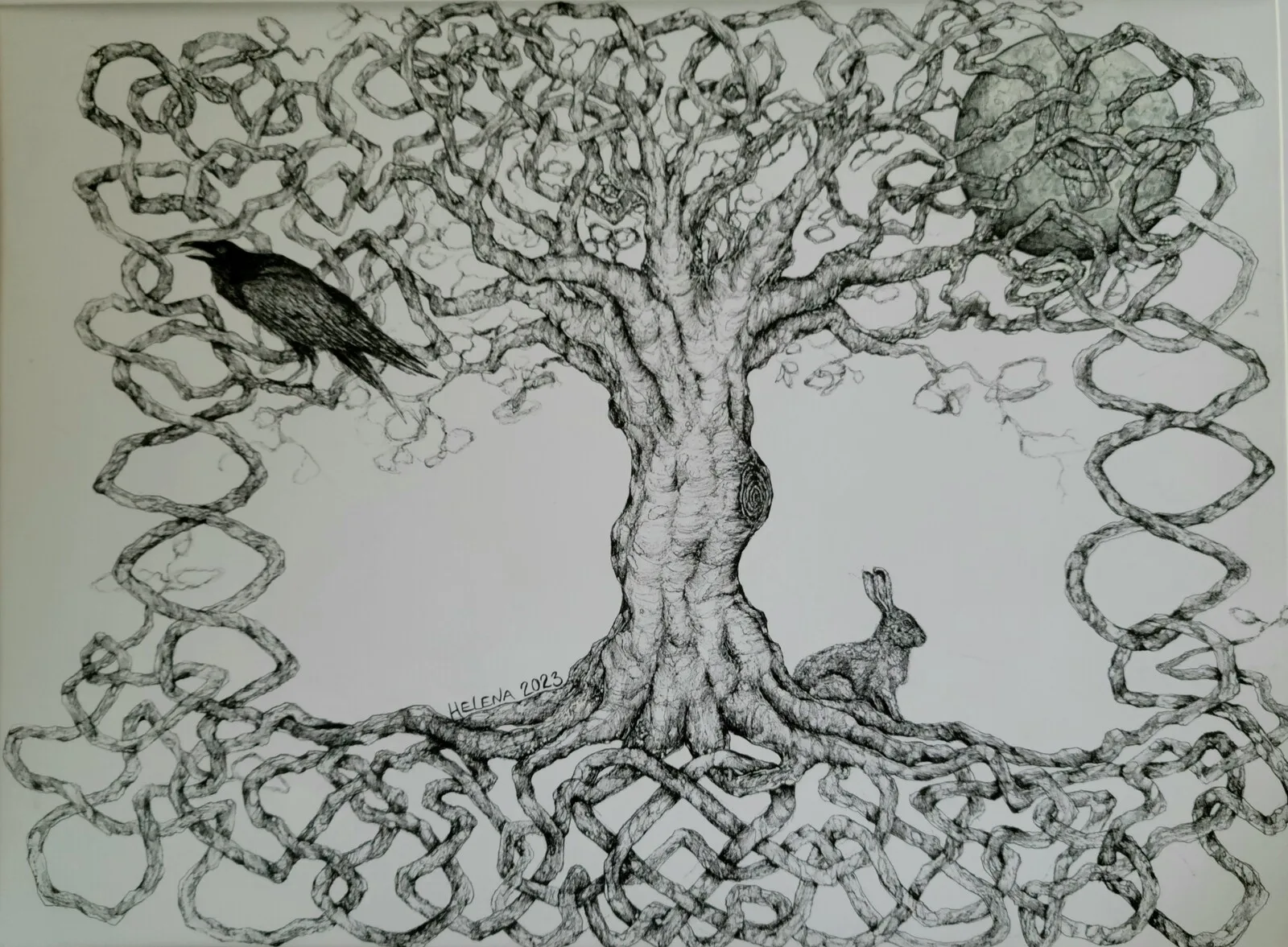 Celtic Tree av Helena Ekroth