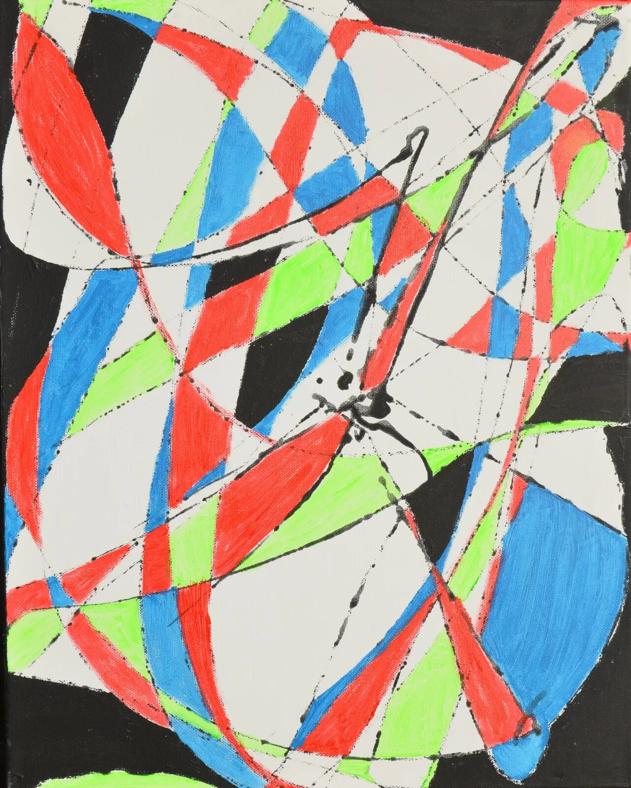 Akrylmålning Rolling 1 av Tommy Vähä-Rainio