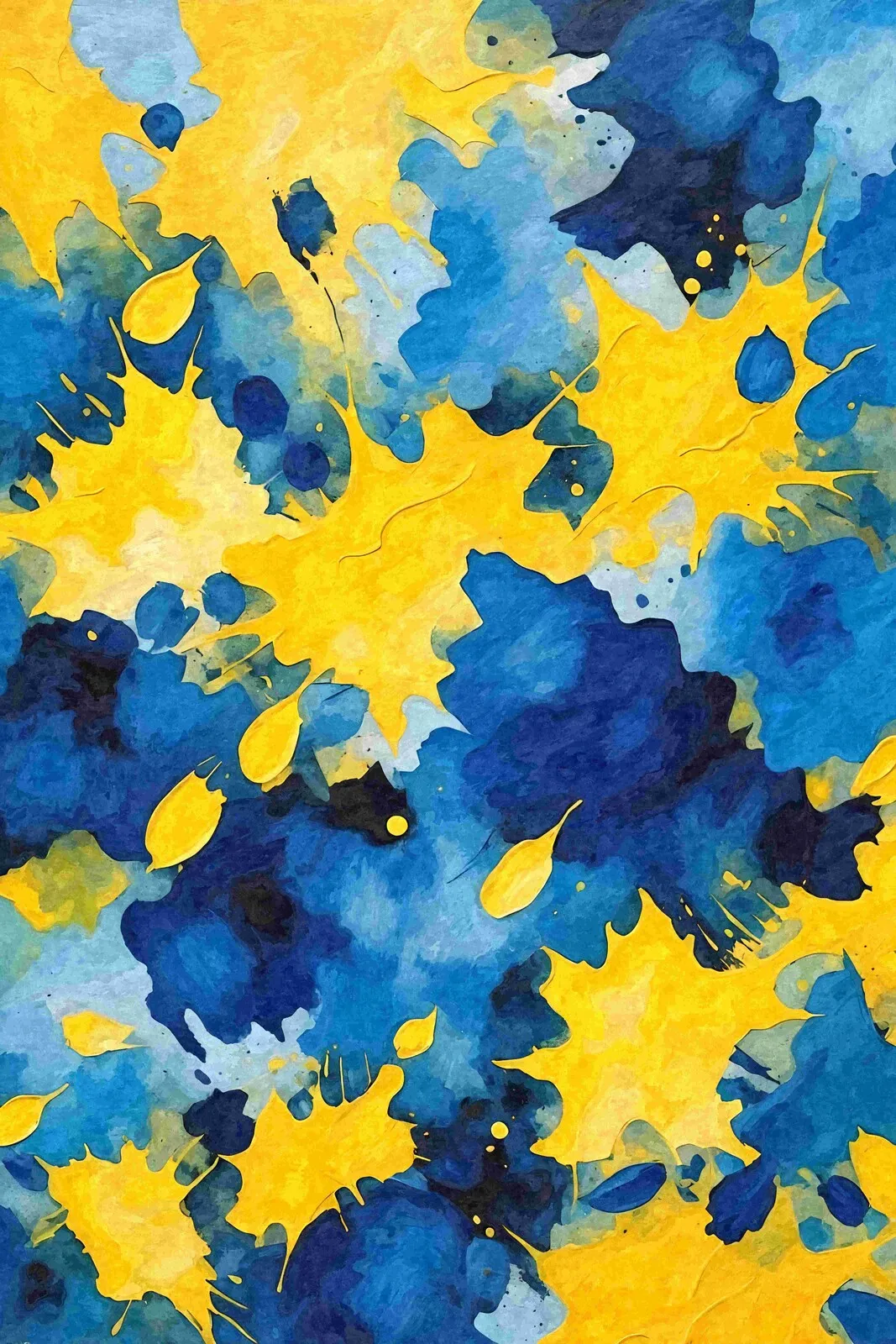 Blue and Yellow V av Harri Ylikomi