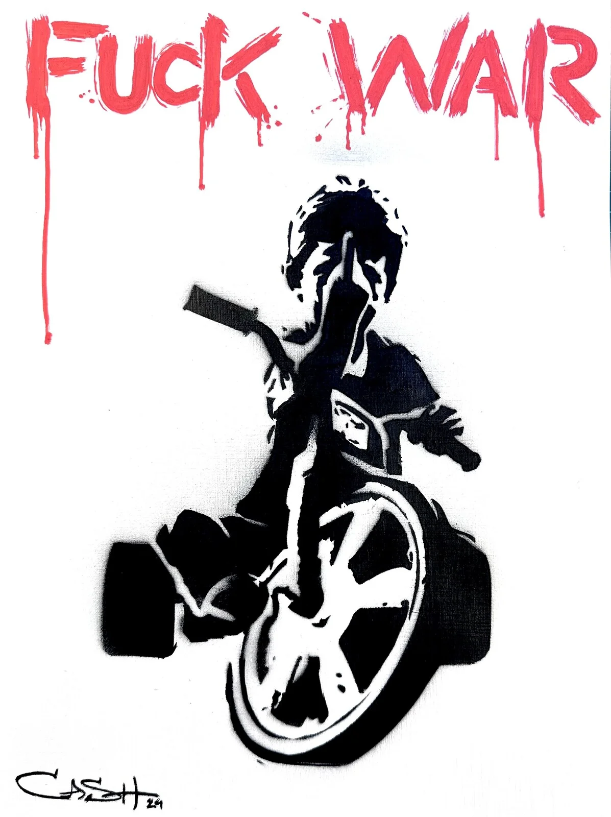FUCK WAR av Cash