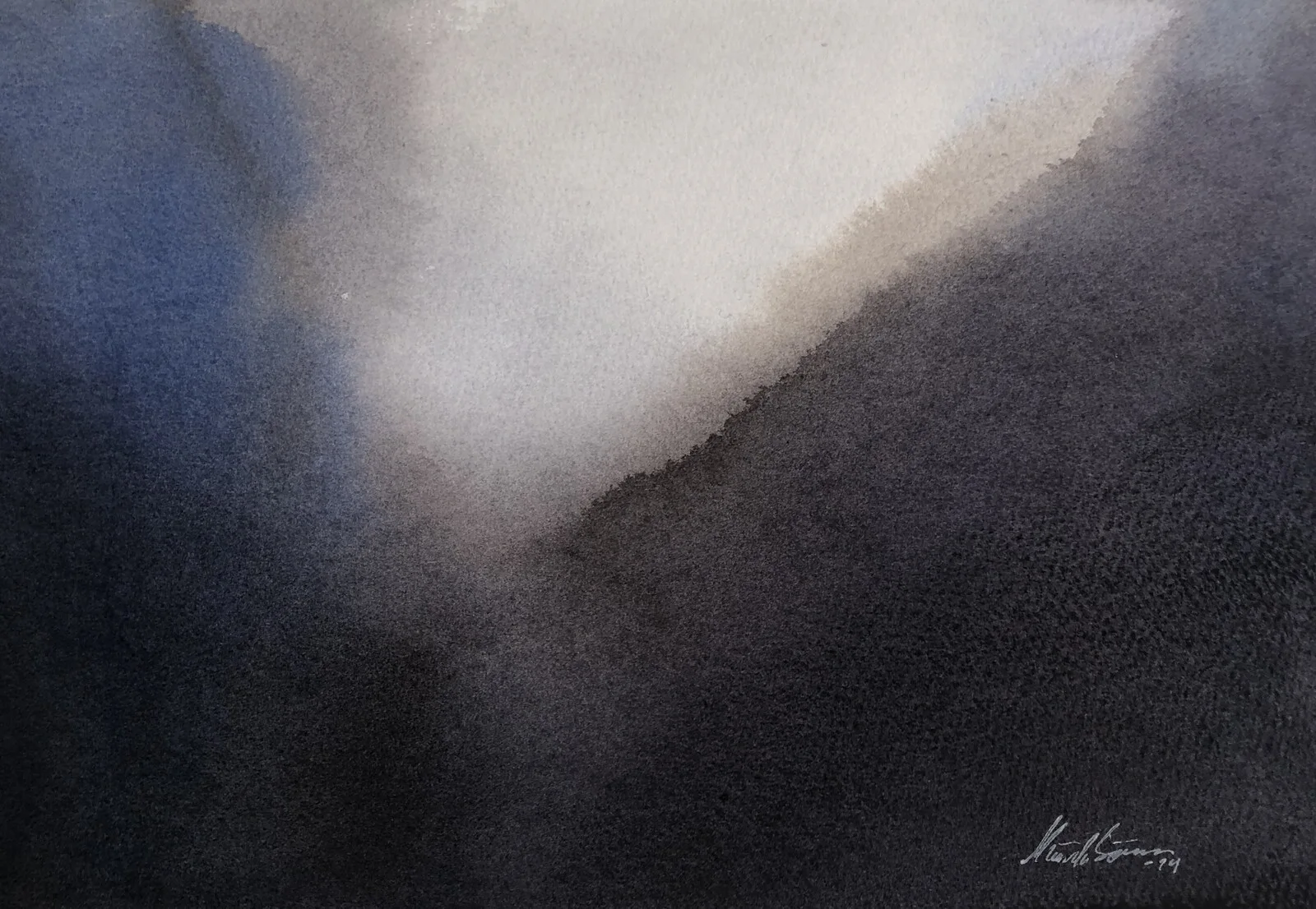 Akvarell Silentium av Märith Sovin