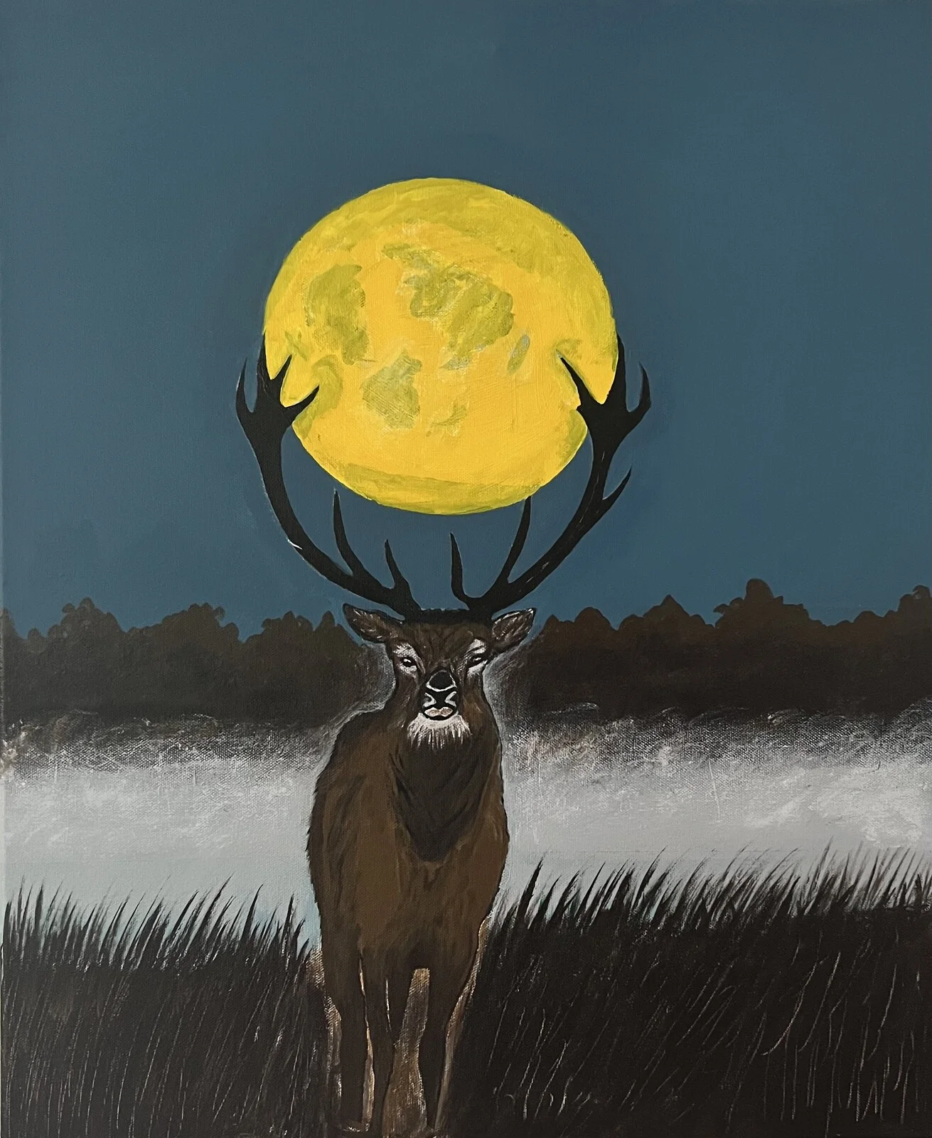 Akvarell av Nasrollah Safdari