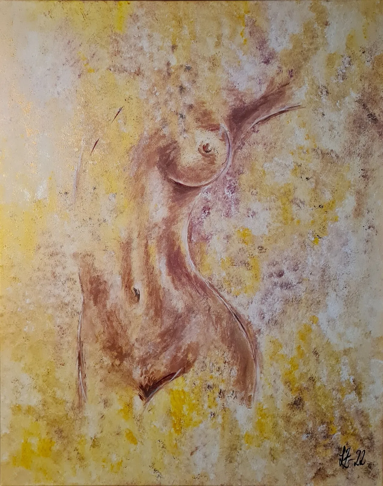 Akrylmålning av Linda Zackrisson