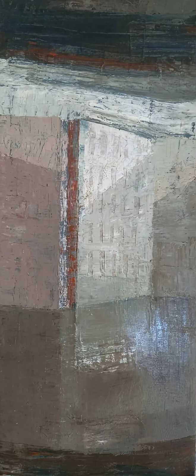 Oljemålning Fasad av Catarina Sivard