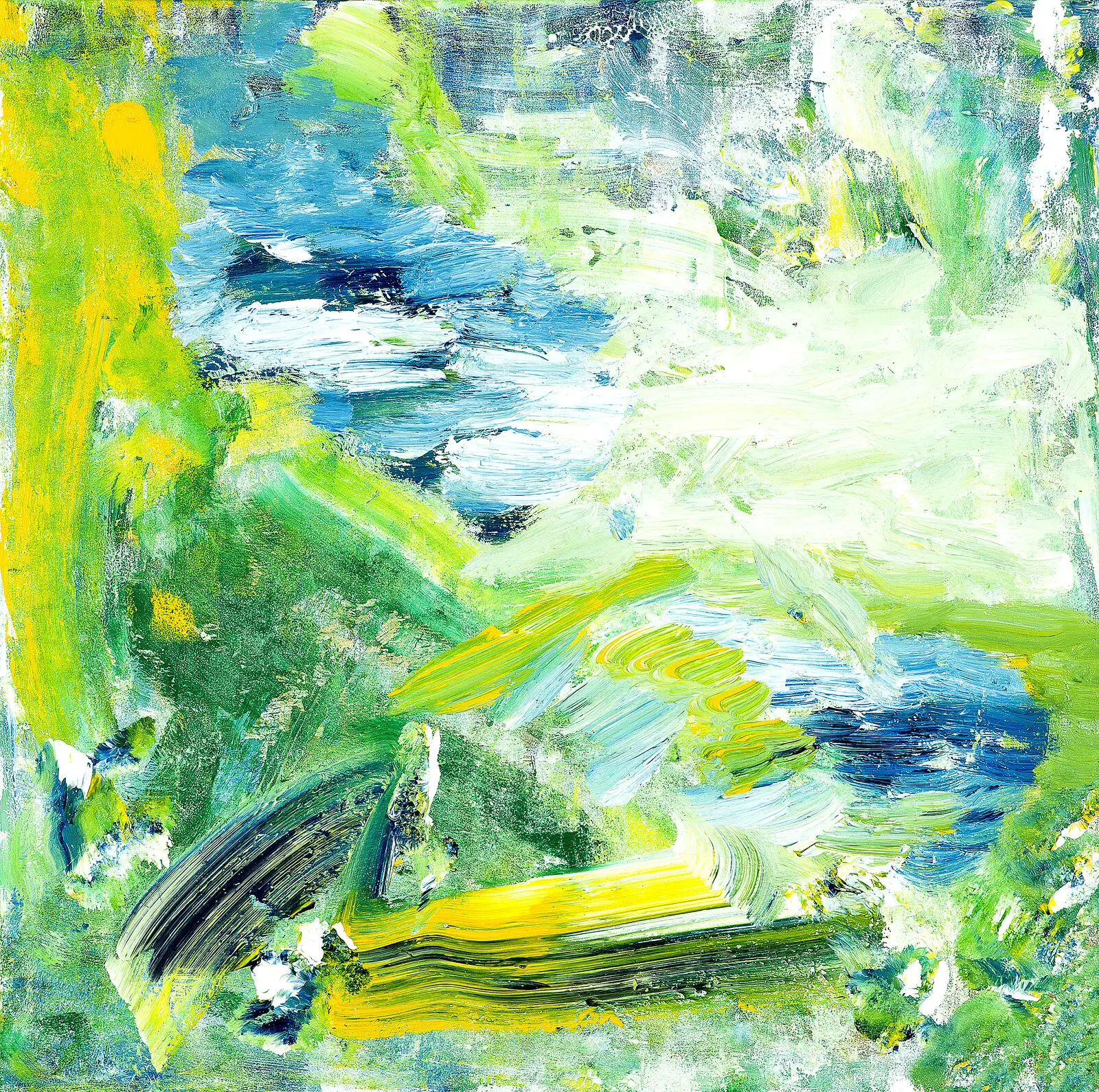 Akrylmålning Standing alone av Lars Fredriksson