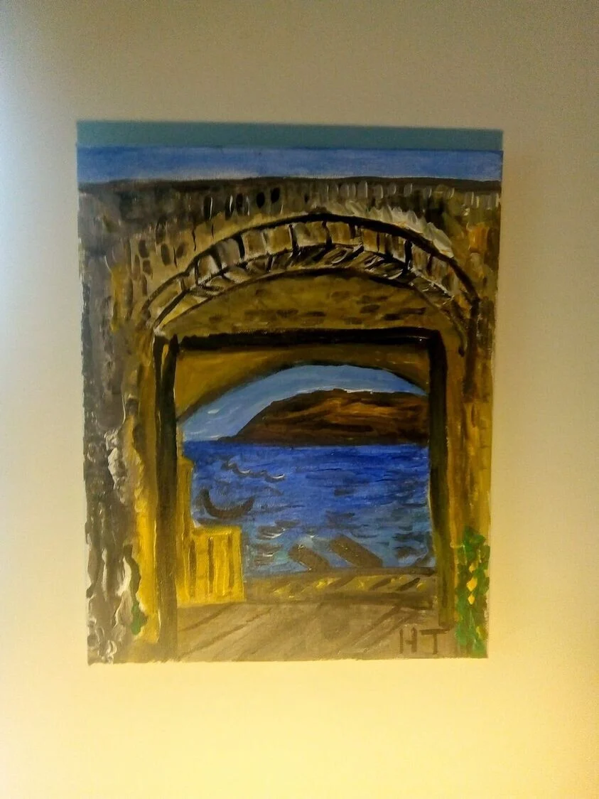 Akrylmålning Utblick av Henrik Tibblin