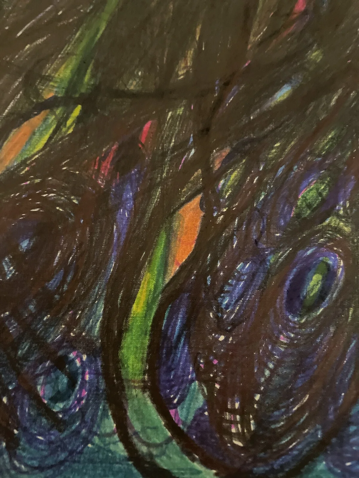 Glowing happy baglady av Jan-Eric Johansson