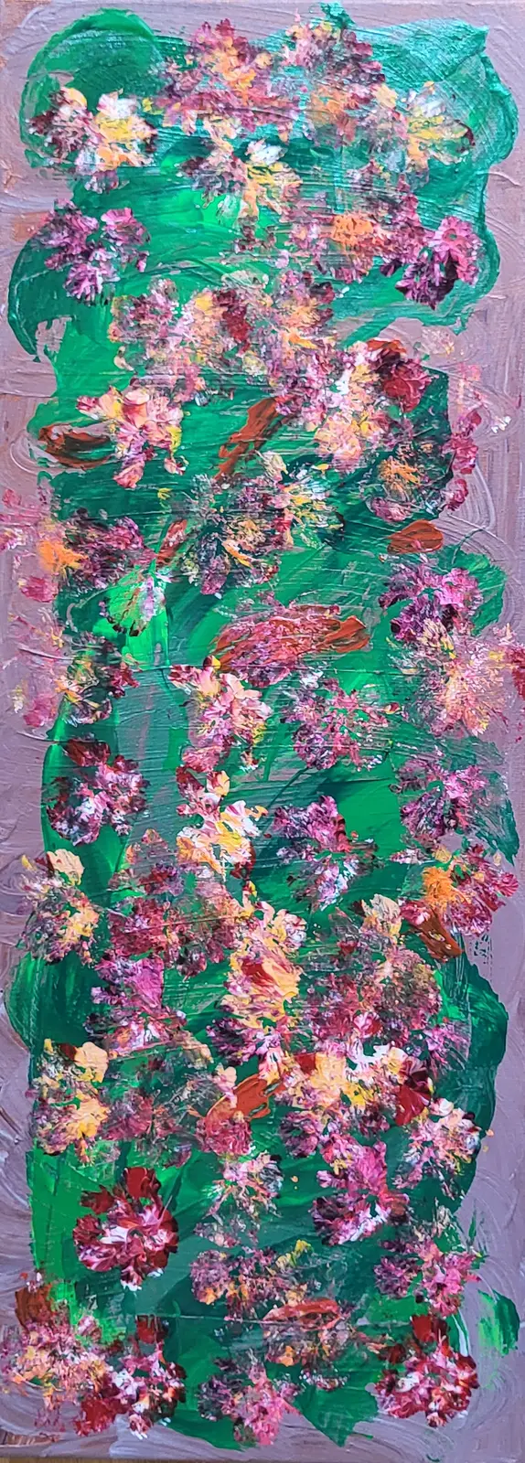 Akrylmålning Blomlandet av Konst_igtpatapeterna Magni