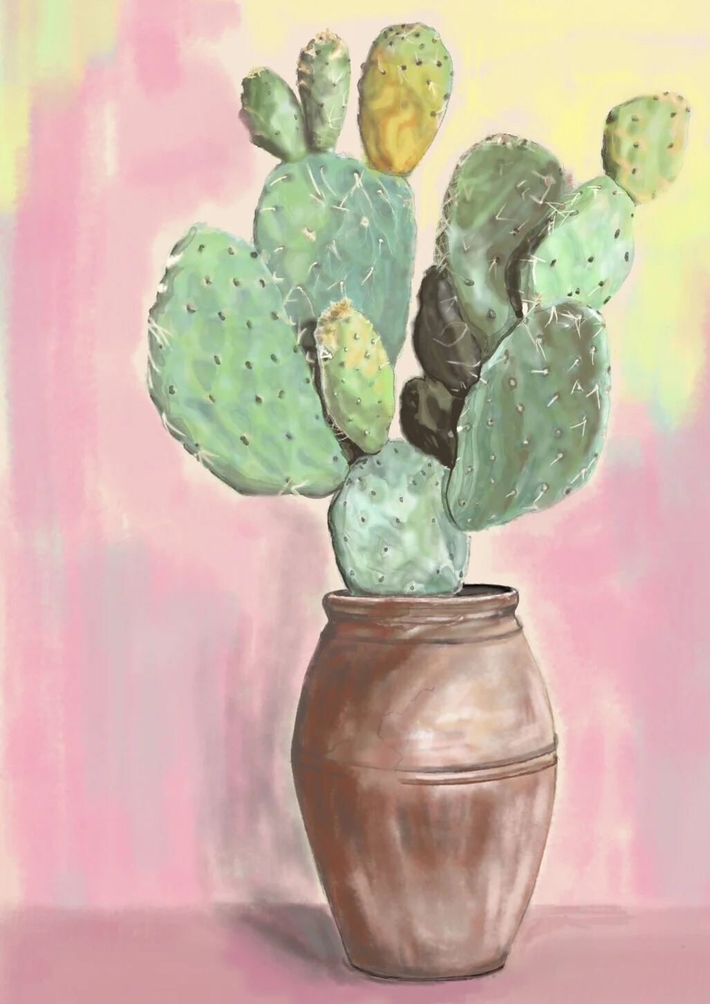 Prickly pear cactus av Sandra Nilsson