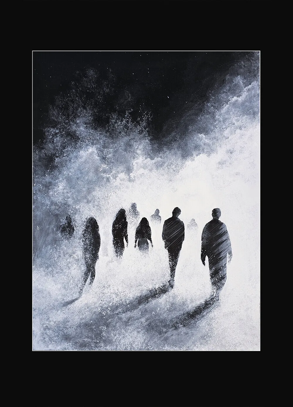 Akvarell The Unknown av Martina Ehrenborg