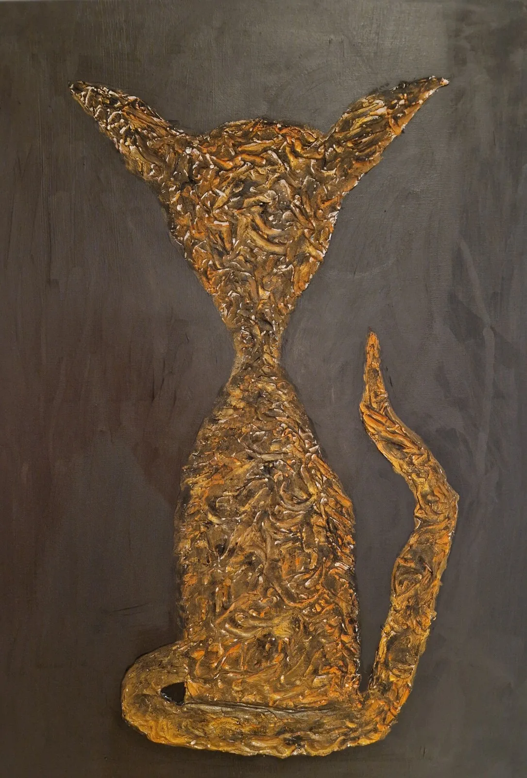 Akrylmålning Cati av Nina Lillskär