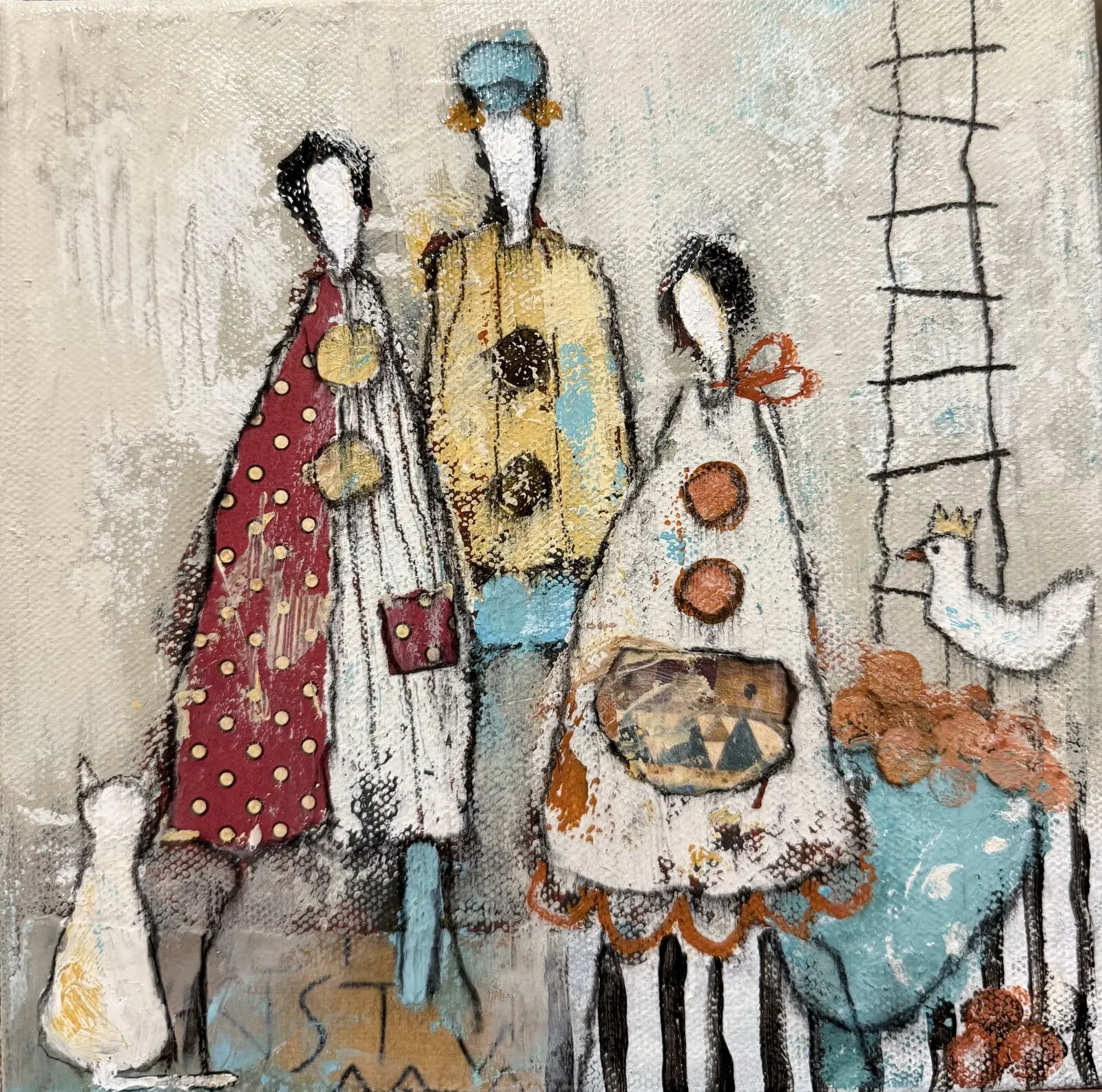 Det gåtfulla folket, collage #46 av Marina Björkman
