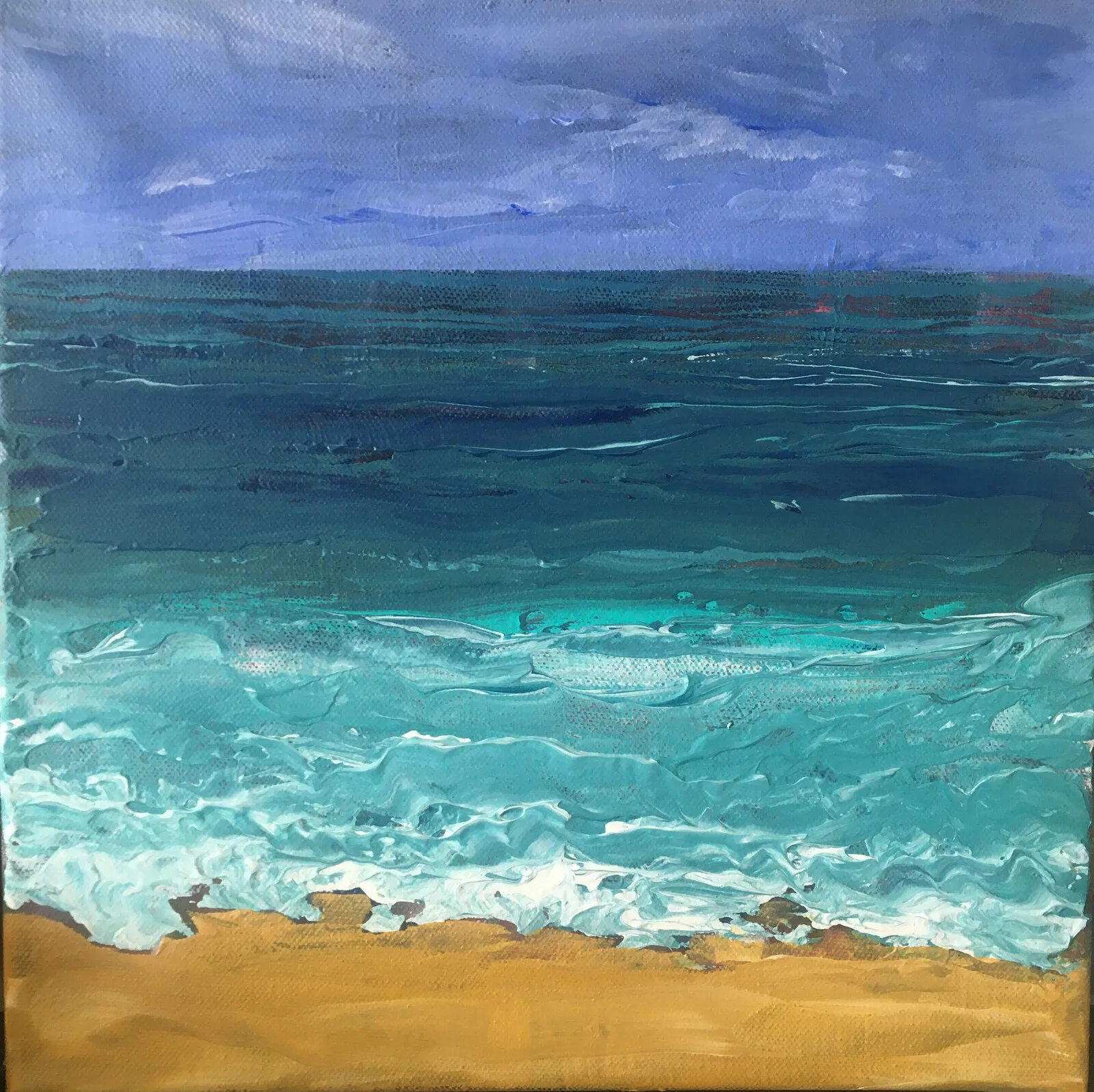Akrylmålning Playa av Giulianno Delgado