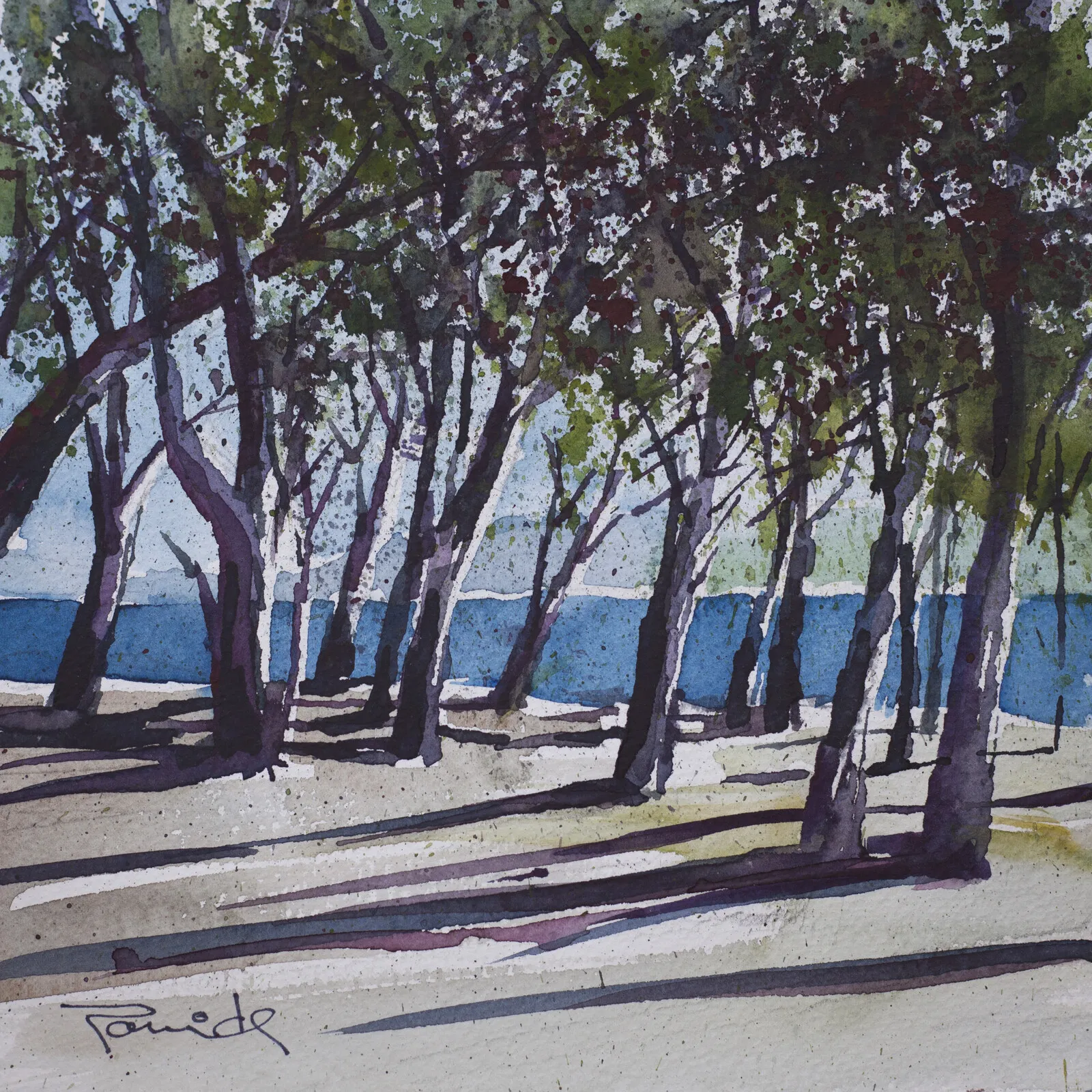 Akvarell av Jugoslav Pavic