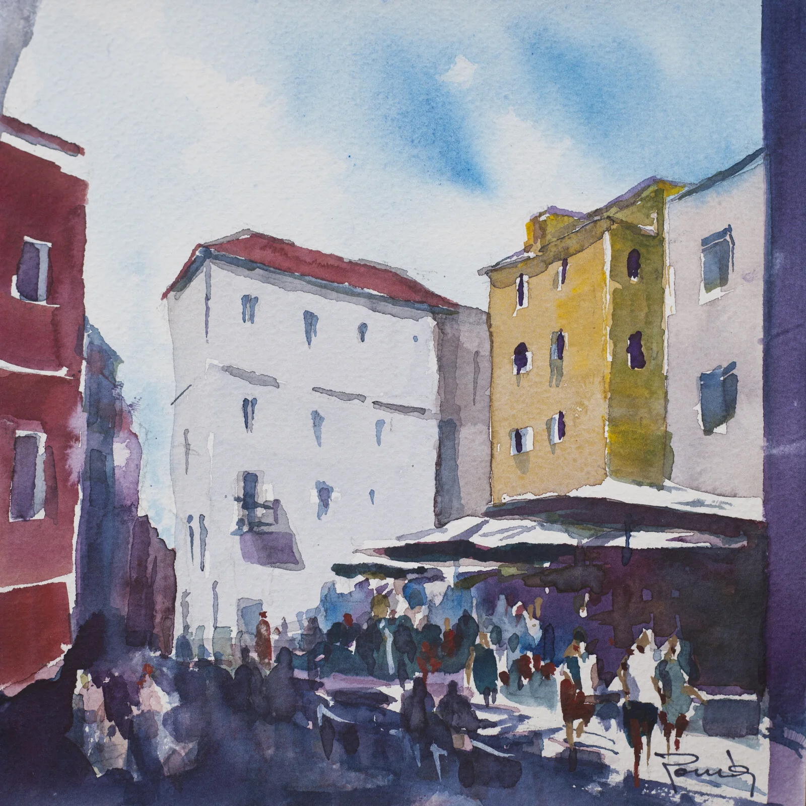 Akvarell av Jugoslav Pavic