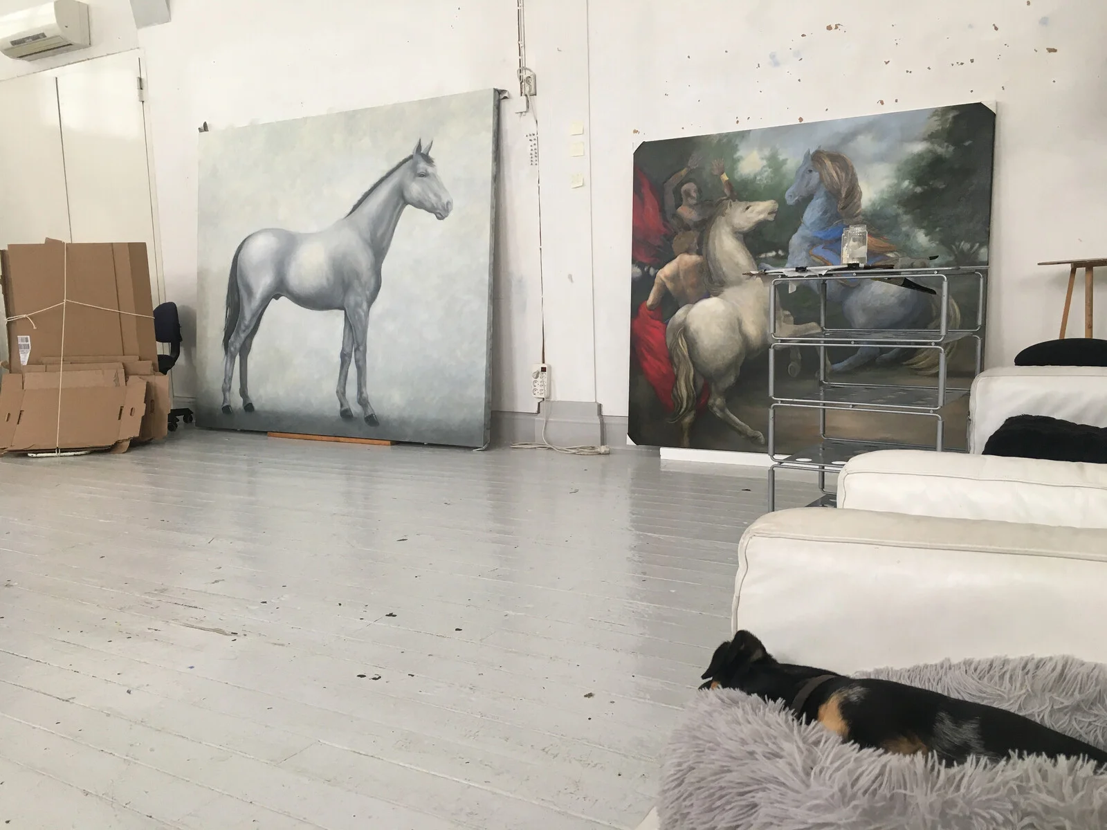 Oljemålning av Karl Johan Lilliesköld