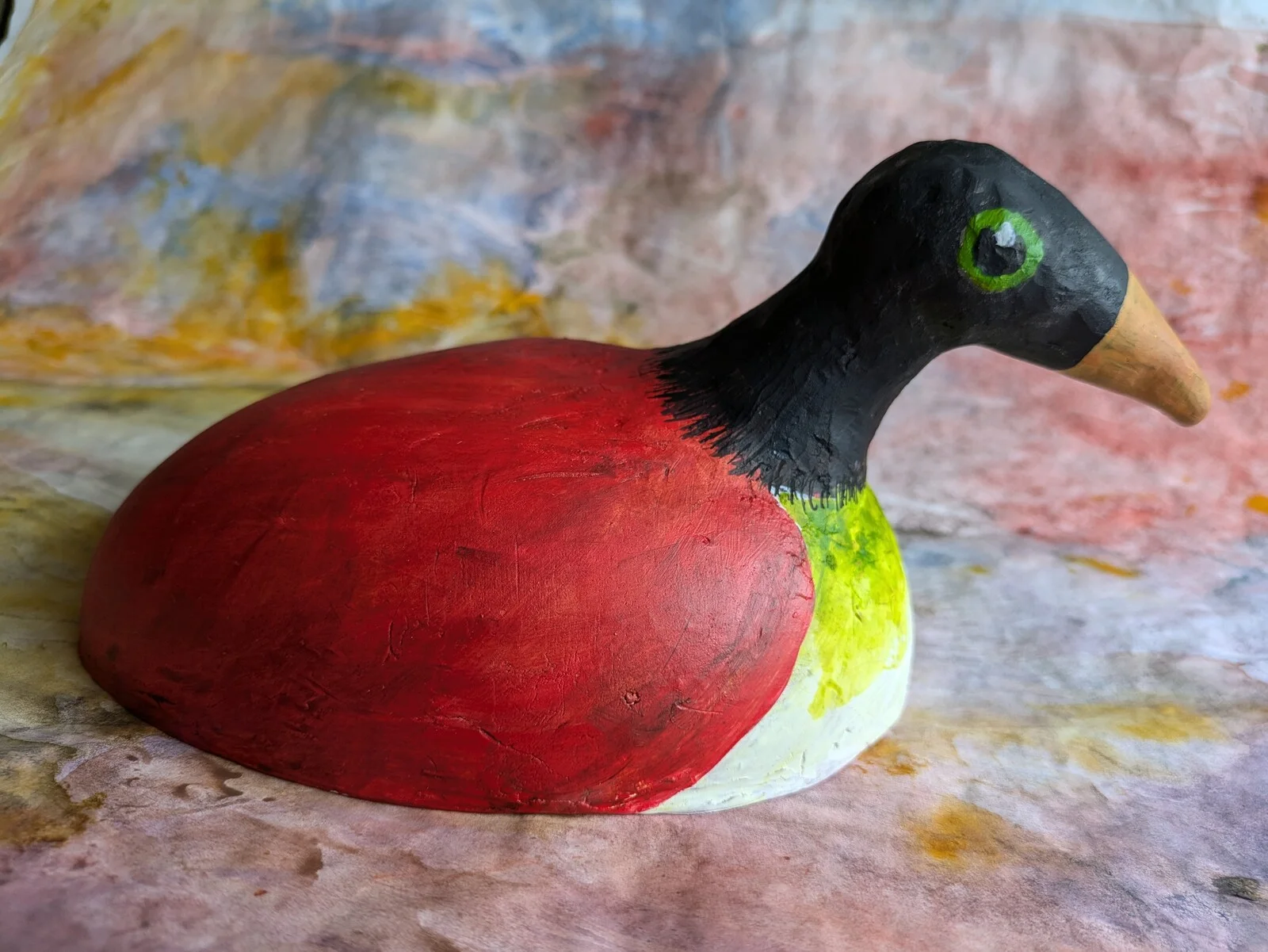 Skulptur Röd av Ingrid Astbo