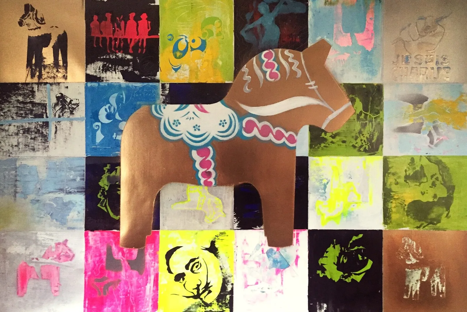 Oljemålning I am Orlando av Berne Bucht