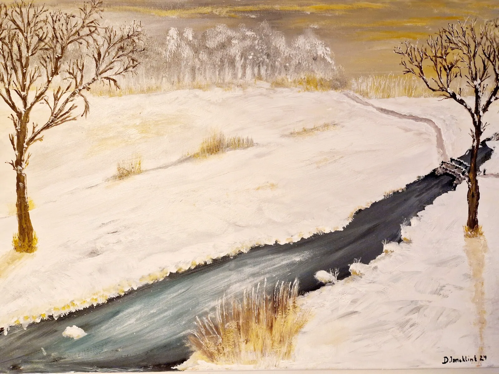 Akrylmålning av Dick Janeklint