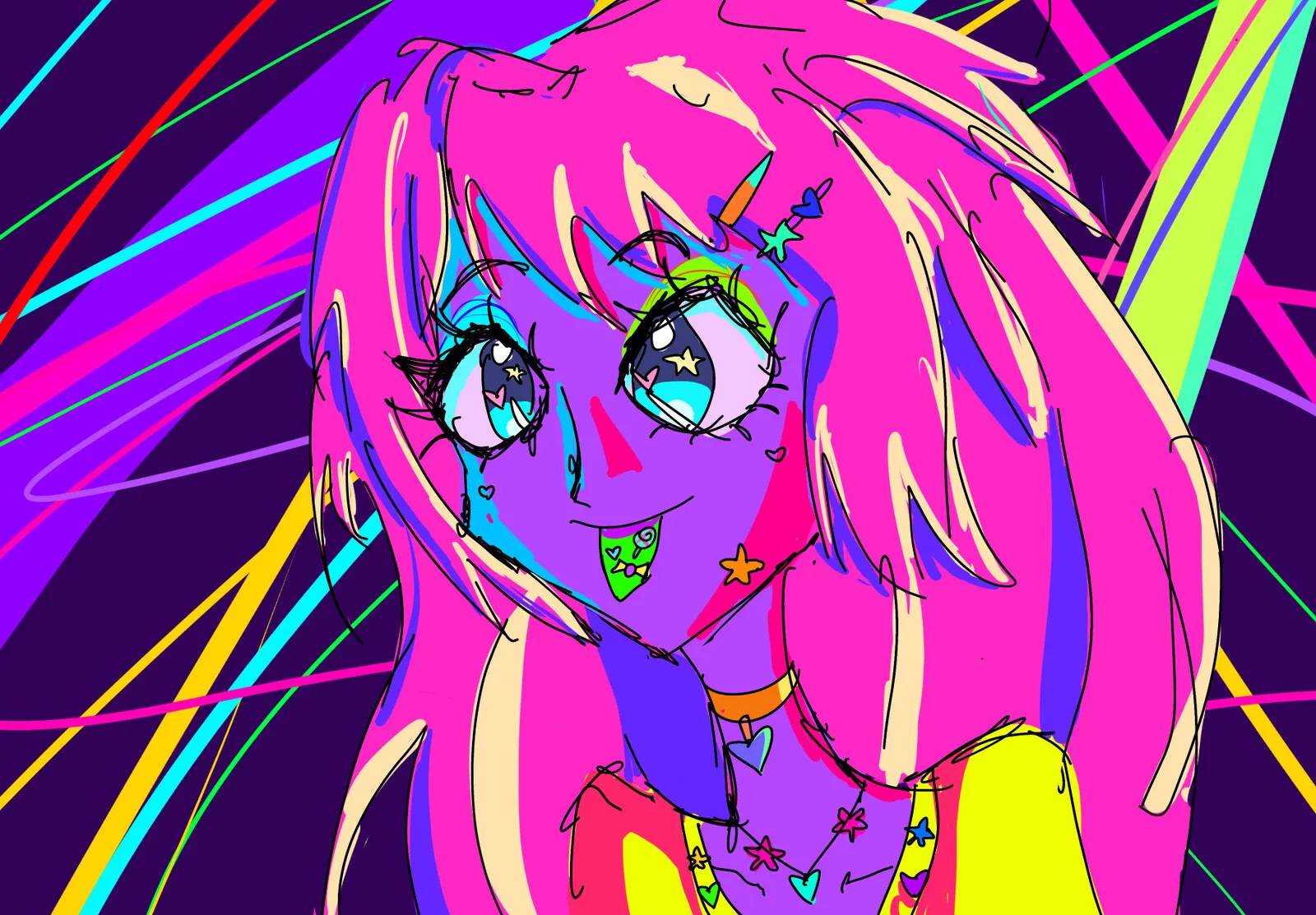 Rainbow-rave av Kimberly Eriksson Kosyrev