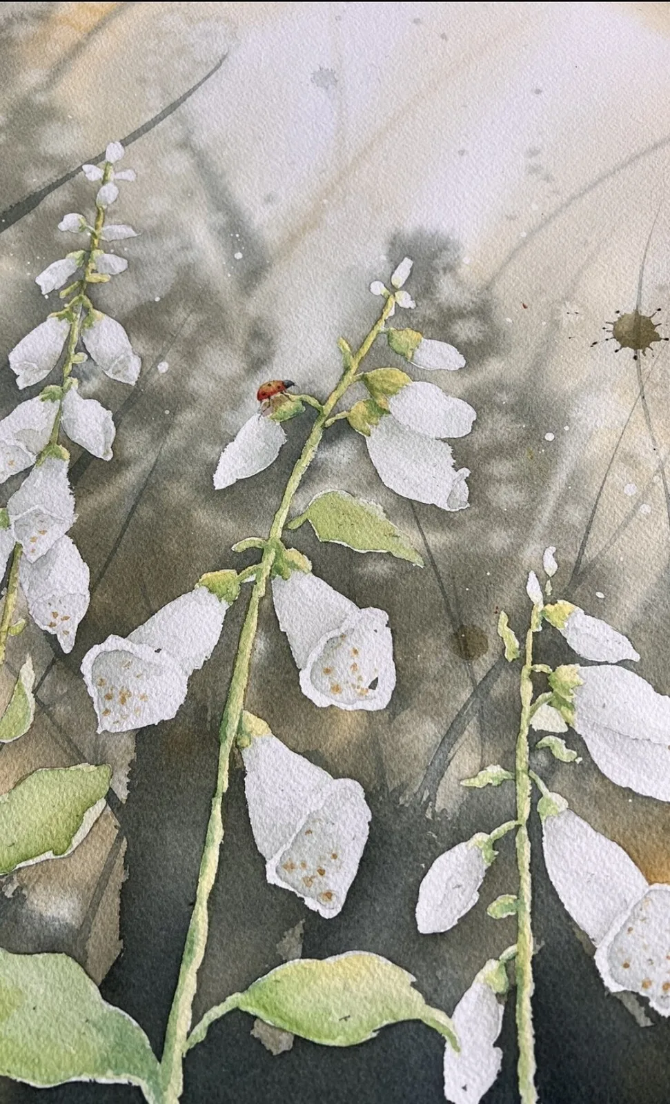 Akvarell av Mia Uhlander