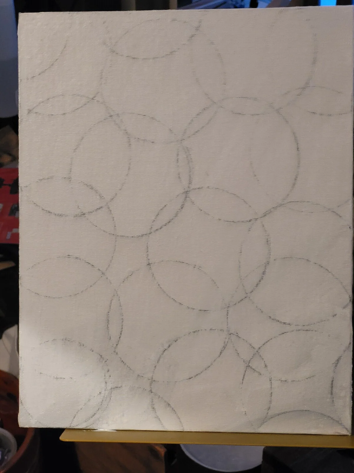 Akrylmålning Bubbles av Curt Andersson