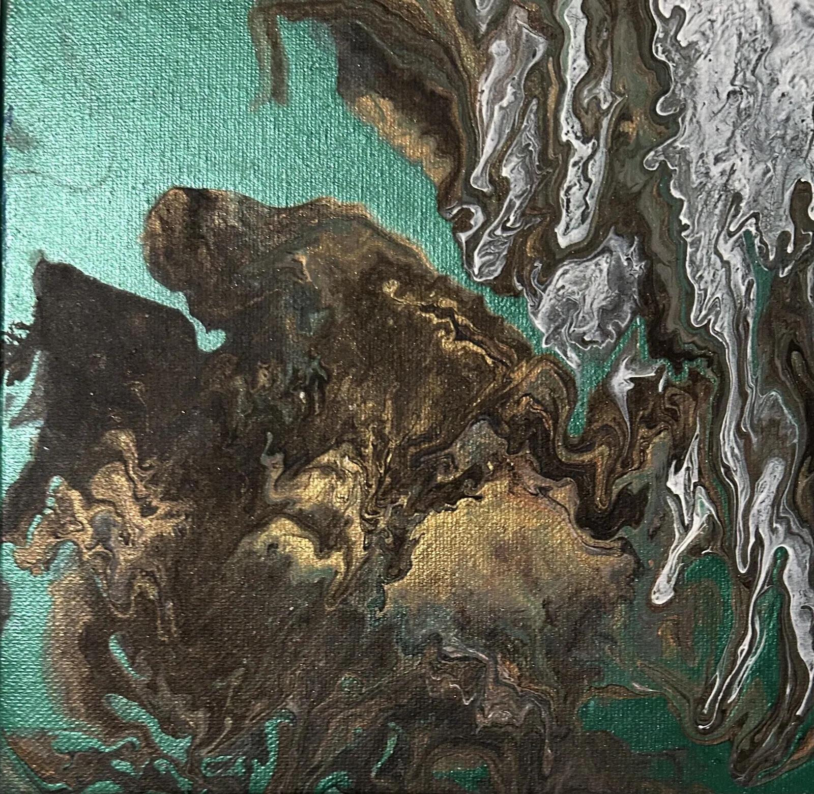 Akrylmålning Highland av Renate Irén