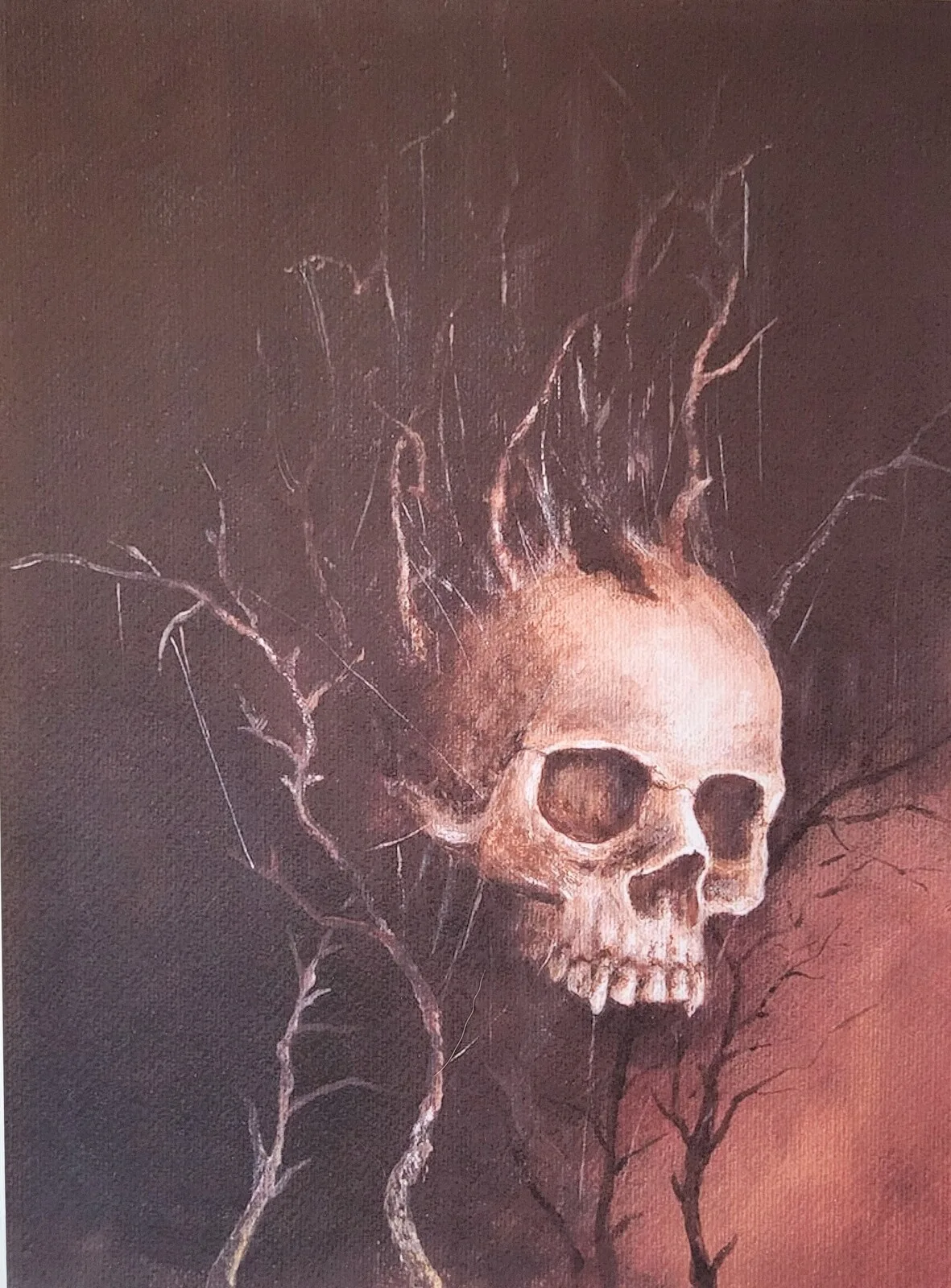 Akrylmålning Artprint: The Crown av Catharina Holmberg