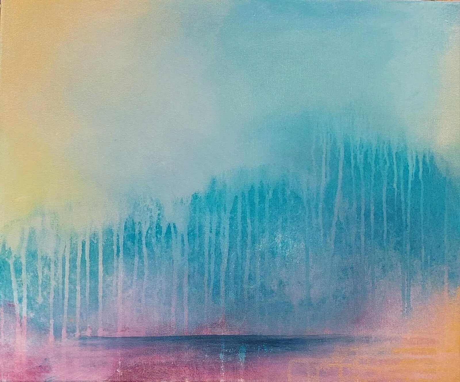 Akrylmålning Skimmer av Mattes Monica Hermansson