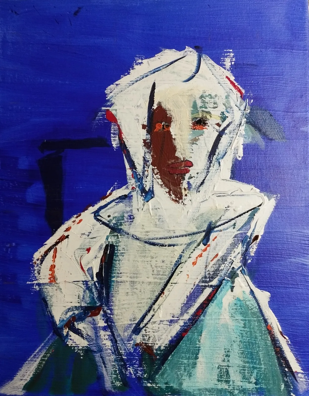Akrylmålning Madonna av Bengt Johansson