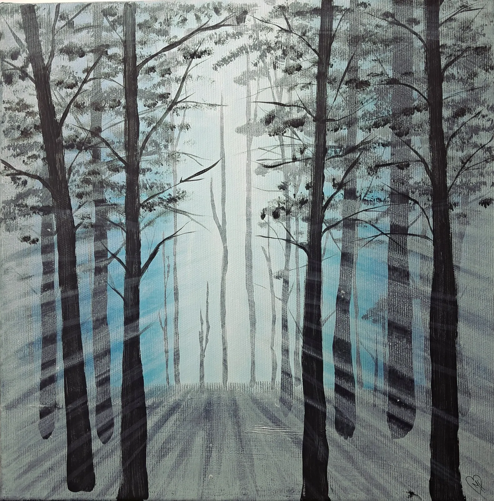 Akrylmålning av Maria Hofmann