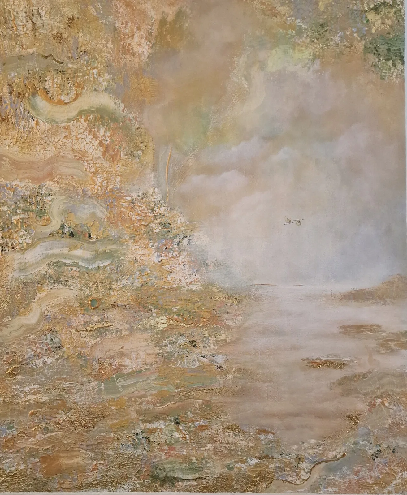 Akrylmålning Meadow 2.0 av Annika Björborn