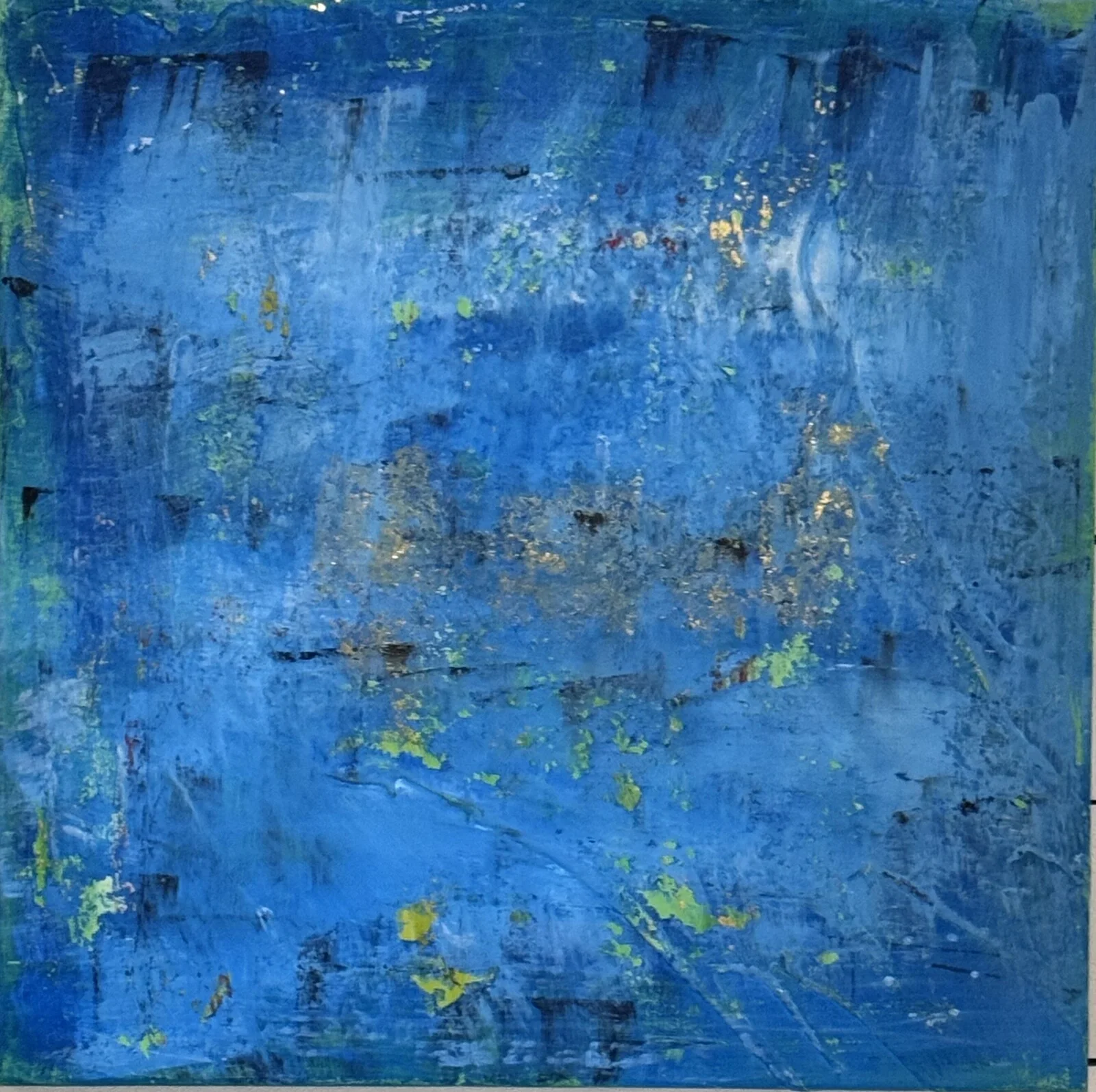 Akrylmålning Blå av CARINA GLANTZBERG