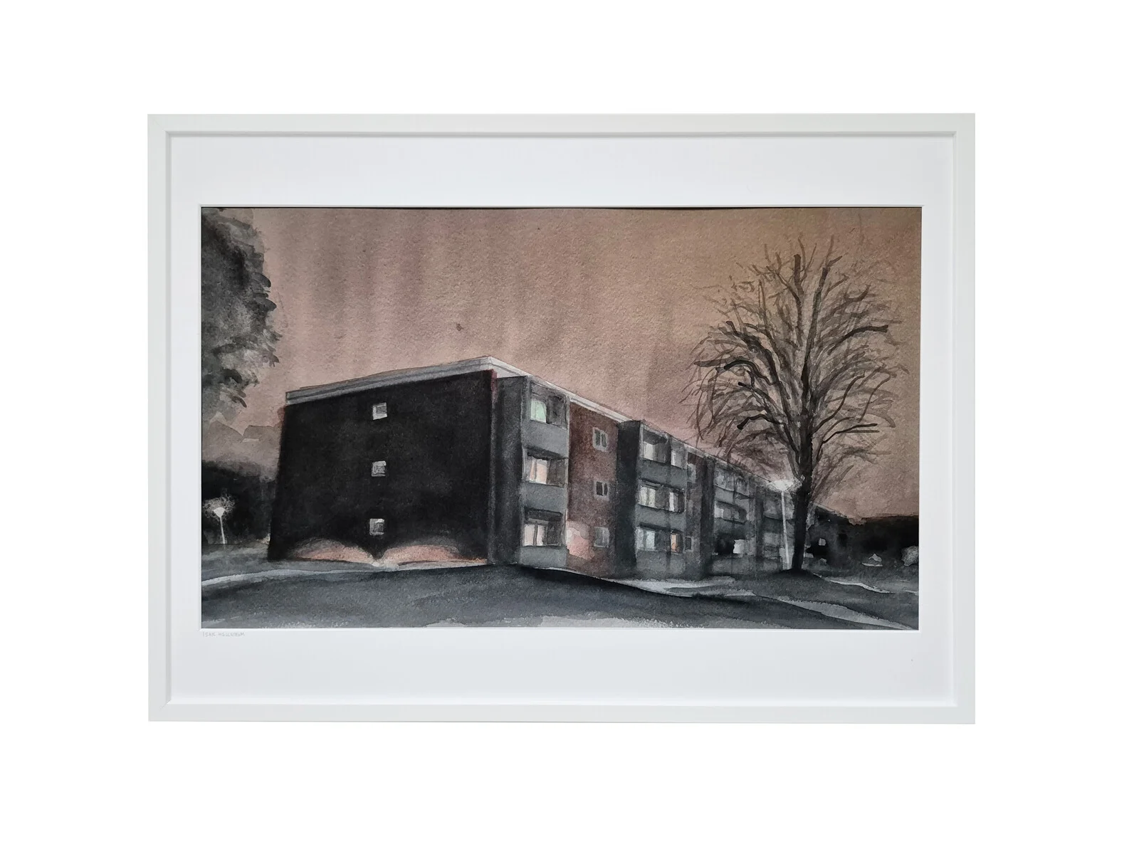 Akvarell av Isak Hellström