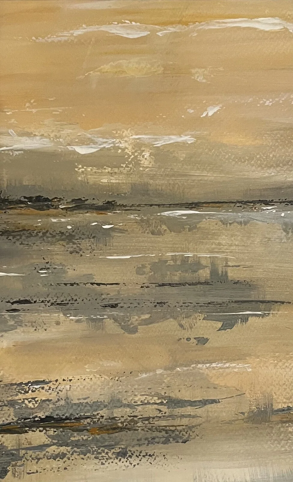 Akrylmålning Calm and waves 2 av Amie Norrman Söderman