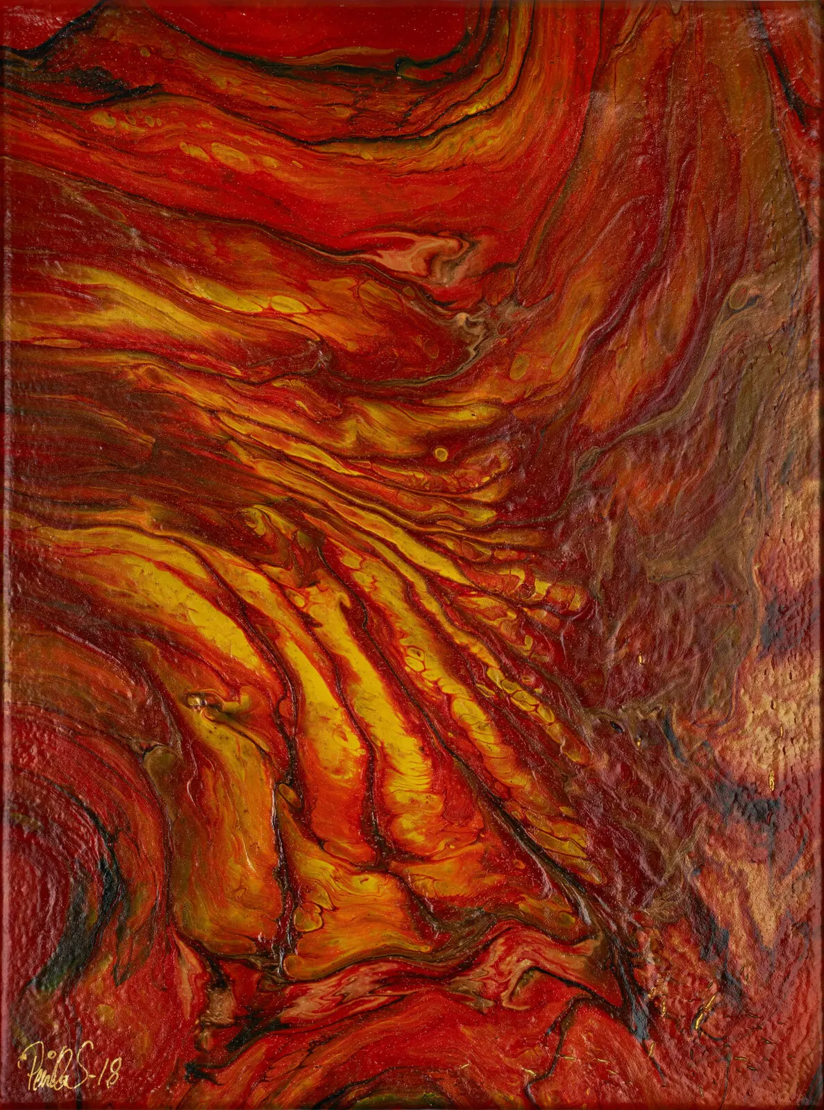 Akrylmålning 149 av Pernilla Söder