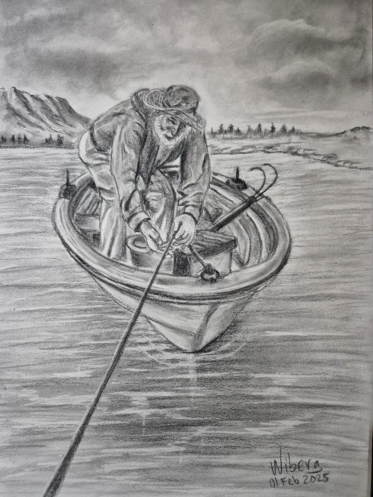 The Old Fisherman av Anders Wiberg