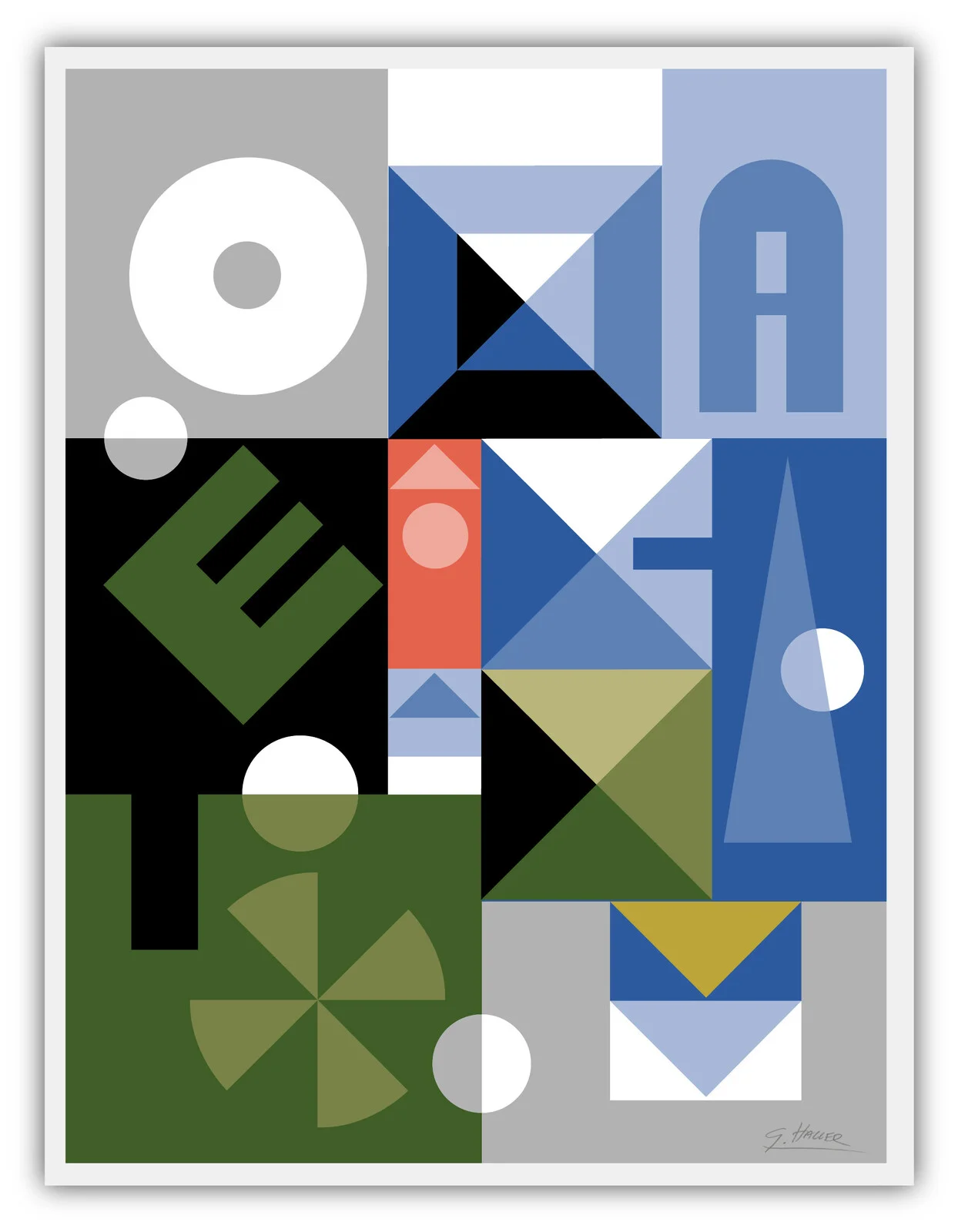 Akrylmålning Lucky One av Gunnar Haller