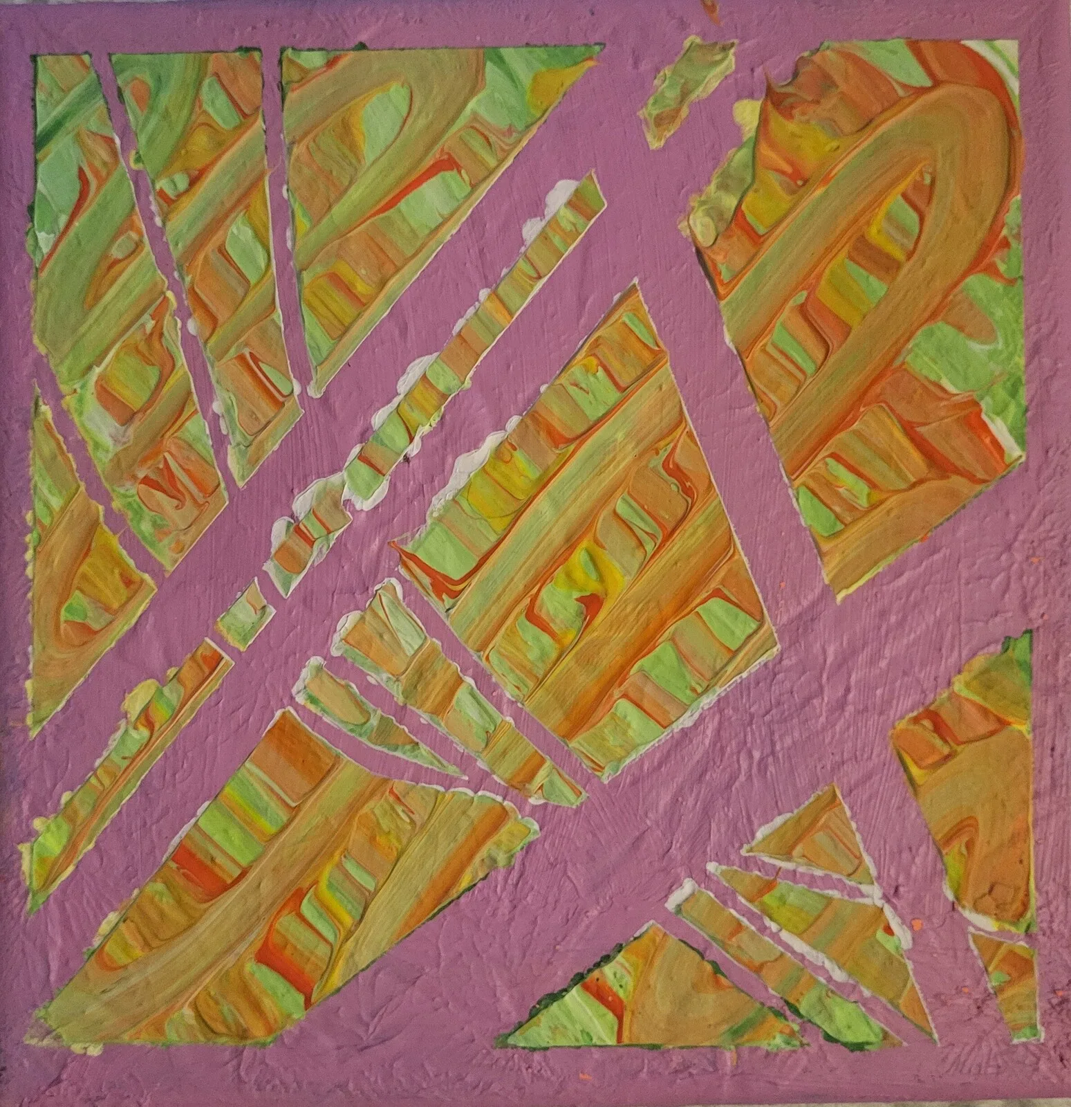 Akrylmålning Vår väg av Konst_igtpatapeterna Magni