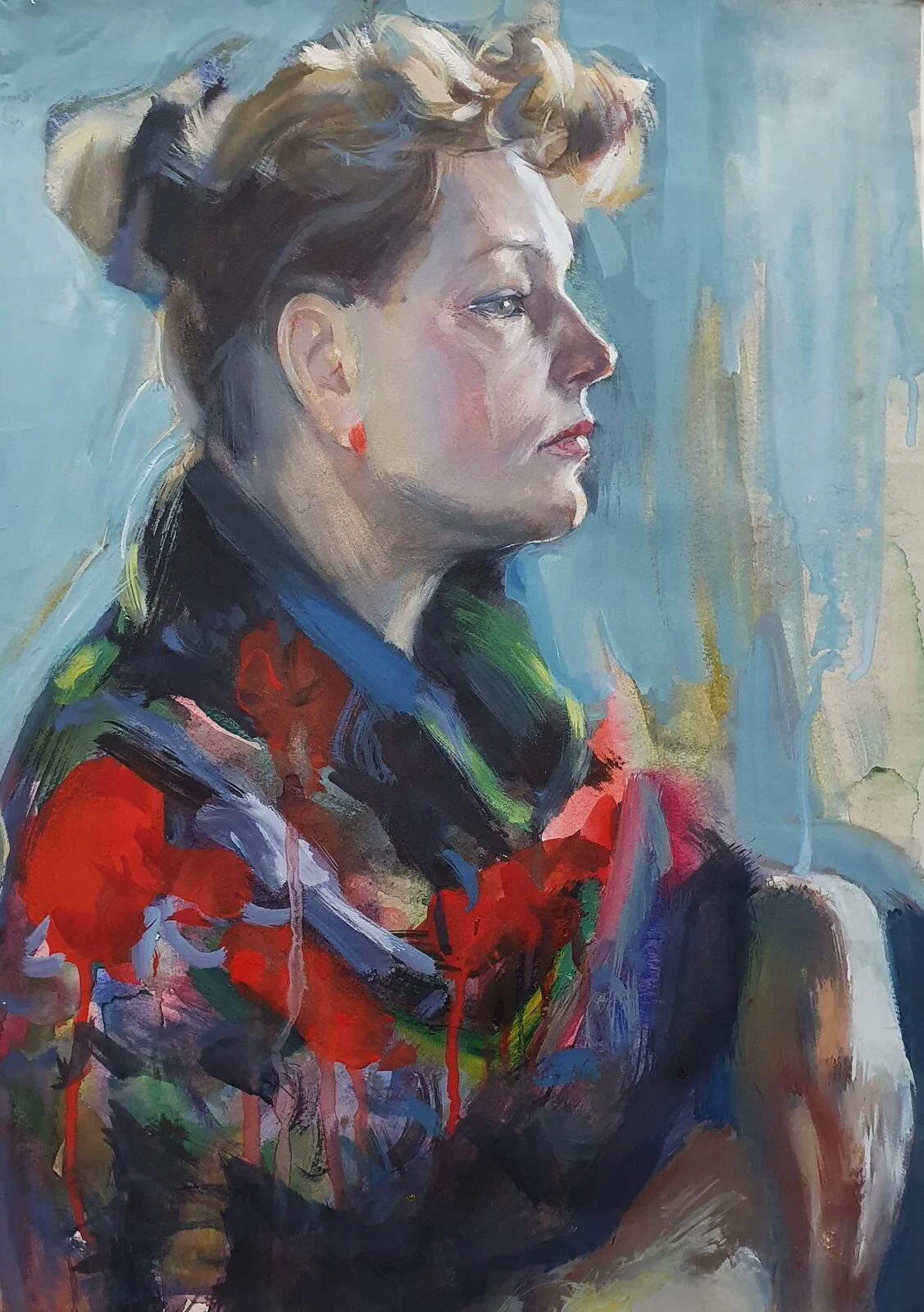 Kvinna av Olga Brink Art