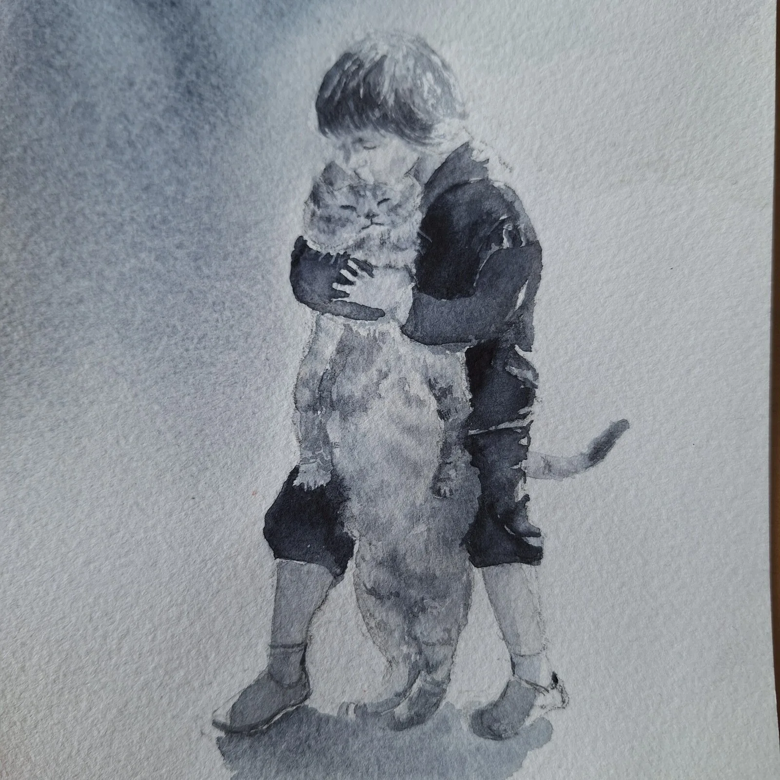 Akvarell True love av Petra Skogsberg