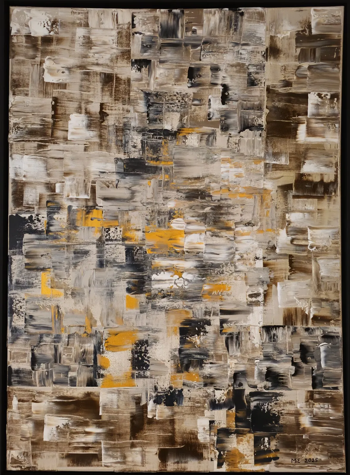 Akrylmålning Urban Reflections av Maria Elias Art